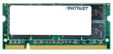 Оперативная память для ноутбука 8Gb (1x8Gb) PC4-21300 2666MHz DDR4 SO-DIMM CL19 Patriot PSD48G266682S