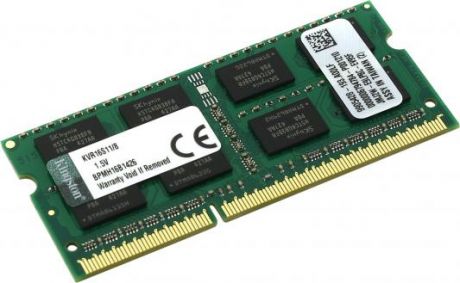 Оперативная память для ноутбука 8Gb (1x8Gb) PC3-12800 1600MHz DDR3 SO-DIMM CL11 Kingston KVR16S11/8