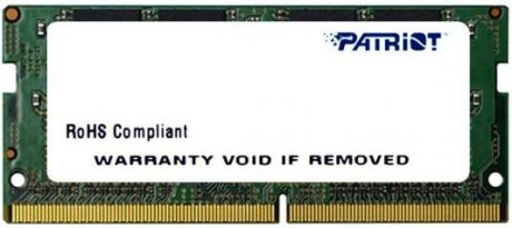 Оперативная память для ноутбука 8Gb (1x8Gb) PC4-17000 2133MHz DDR4 DIMM CL15 Patriot PSD48G213381S