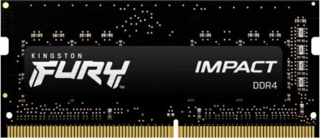 Оперативная память для ноутбука 16Gb (1x16Gb) PC4-25600 3200MHz DDR4 SO-DIMM CL20 Kingston FURY Impact (KF432S20IB1/16)