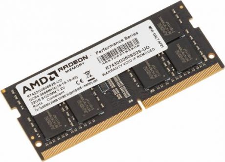 Память DDR4 32Gb 2666MHz AMD R7432G2606S2S-UO OEM PC4-21300 CL16 SO-DIMM 260-pin 1.2В