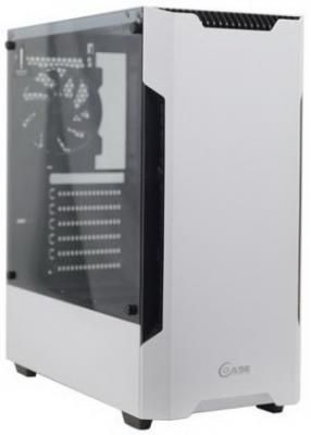 Powercase CAXW-F3 Корпус Alisio X3 White, Tempered Glass, 3х 120mm fan, белый, ATX (CAXW-F3)