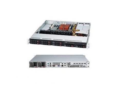 Серверный корпус Supermicro CSE-113MTQ-R400CB 1U ATX 8x2.5