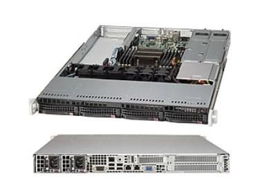 Серверный корпус 1U Supermicro CSE-815TQ-R706WB 750 Вт чёрный