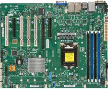 Материнская плата Supermicro MBD-X11SSA-F-O Socket 1151 C236 4xDDR4 1xPCI-E 16x 1xPCI-E 8x 6 ATX