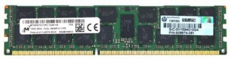 Оперативная память для сервера 16Gb (1x16Gb) PC3-10600 1333MHz DDR3 DIMM ECC Registered CL9 HP 632204-001B