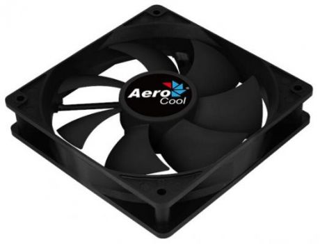 Вентилятор Aerocool Force 12 PWM Black, 120x120x25мм, 500-1500 об./мин., разъем PWM 4-PIN, 18.2-27.5 dBA