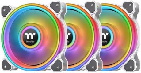 Riing Quad 14 RGB Radiator Fan White TT Premium Edition 3Pack [CL-F101-PL14SW-A] Thermaltake