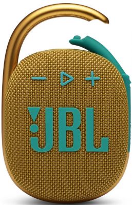 Колонка портативная JBL Clip 4 1.0 (моно-колонка) Желтый