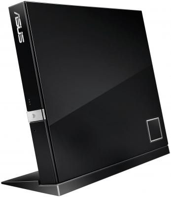 Внешний оптический накопитель ASUS SBC-06D2X-U Black <Slim, USB2.0, Retail>