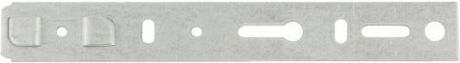 Пластина анкерная АО для оконного профиля KBE, VEKA, 190 мм (70 c), цинк, Россия// Сибртех