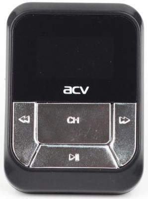Автомобильный FM-модулятор ACV FMT-112 черный MicroSD USB PDU (18069)