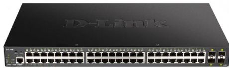 Коммутатор D-Link DGS-1250-52XMP/A1A 48G 4SFP+ 48PoE+ 370W настраиваемый