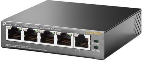 Коммутатор TP-Link TL-SF1005P 5x100Mb 4PoE 58W неуправляемый