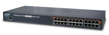 12-Port 802.3at Managed Gigabit Power over Ethernet Injector Hub (full power - 200W)