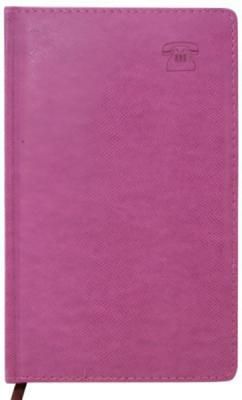 Телефонная книга DELI, кожзам, розовая, тонир.блок, с выруб., лин.,ляссе,192с.,разм.130*210мм