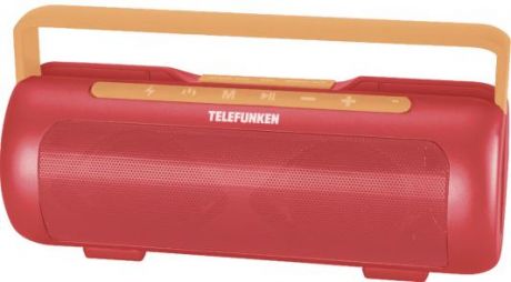 Магнитола Telefunken TF-PS1231B красный/оранжевый