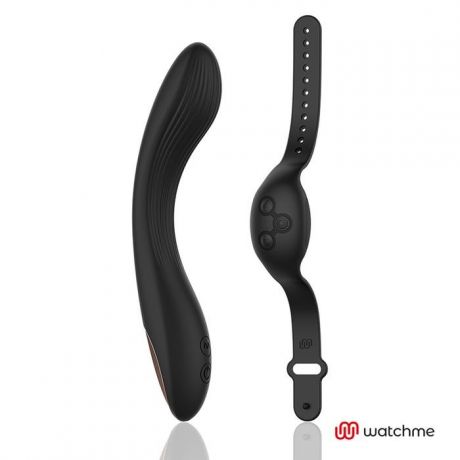 Вибратор-кролик с пультом управления ANNE´S DESIRE CURVE G-SPOT WIRLESS TECHNOLOGY WATCHME BLACK