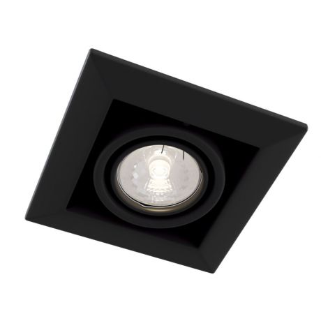 Светильник встраиваемый MAYTONI Metal Modern (DL008-2-01-B) GU10 78х126х126 мм 50 Вт 220 В матовый квадратный IP 20 черный