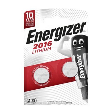 Батарейка Energizer Miniatures Lithium CR2016 3 В (2 шт.)