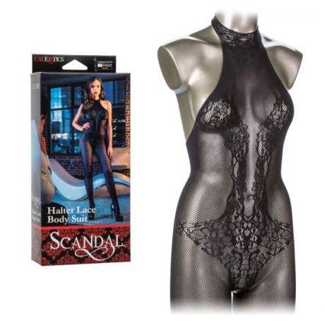 Кэтсьюит SCANDAL HALTER LACE BODY SUIT