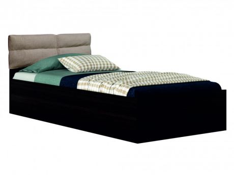 Односпальная кровать "Виктория-П" 900 с мягким Односпальная кровать "Виктория-П" 900 с мягким