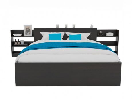 Кровать Доминика с блоком 140 (Венге) с матрасом PROMO B COCOS Кровать Доминика с блоком 140 (Венге) с матрасом PROMO B COCOS