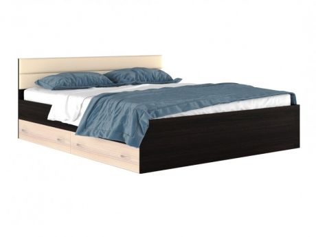 Двуспальная кровать "Виктория МБ" с мягким изголовьем Двуспальная кровать "Виктория МБ" с мягким изголовьем