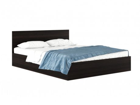 Двуспальная кровать "Виктория" 1600 венге с матрасом Promo B C Двуспальная кровать "Виктория" 1600 венге с матрасом P