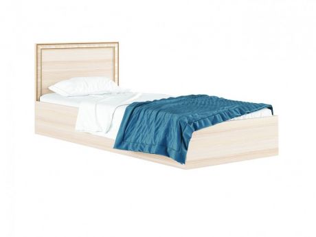 Односпальная кровать "Виктория-Б" с багетом 800 дуб с Односпальная кровать "Виктория-Б" с багетом 800 дуб с