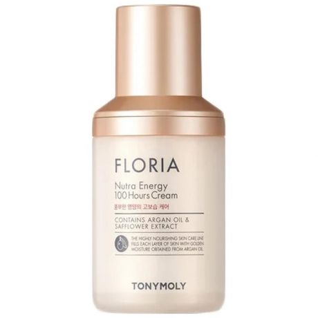 TONY MOLY Восстанавливающий крем для лица с аргановым маслом FLORIA Nutra Energy 100 Hours Cream, 50 мл.