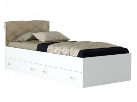 Односпальная кровать "Виктория-П" 900 с подушкой и Односпальная кровать "Виктория-П" 900 с подушкой и