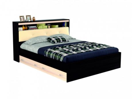 Двуспальная кровать "Виктория ЭКО-П" 1800 с мягким блоком Двуспальная кровать "Виктория ЭКО-П" 1800 с мягким бло