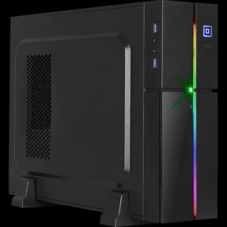 Корпус MicroATX Minitower AeroCool Playa Slim 400W Black