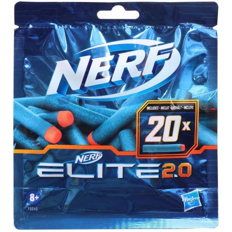 Комплект стрел для бластеров Hasbro Nerf Элит 20 штук F0040EU4