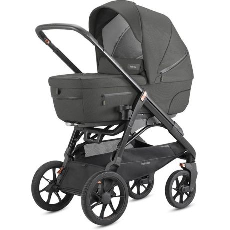 Коляска 4 в 1 Inglesina Aptica System Quattro на шасси Aptica XT (AA73N0CRG + AE73M0000) Charcoal Grey