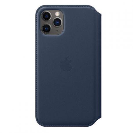 Чехол для Apple iPhone 11 Pro Leather Folio Deep Sea Blue