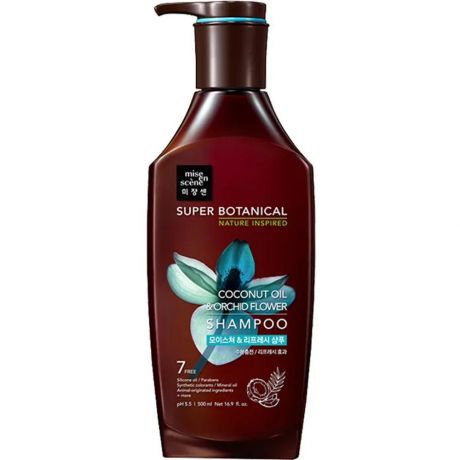 Mise en Scene Super Botanical Moisture & Refresh Shampoo Увлажняющий освежающий шампунь, 500 мл.