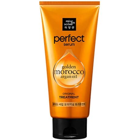 Mise en Scene Perfect Serum Treatment Pack Golden Morocco Argan Oil Маска для поврежденных волос, 330 мл.