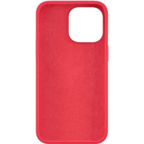 Чехол для Apple iPhone 13 Pro Deppa Liquid Silicone Pro красный