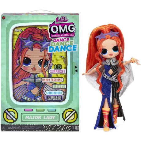 Кукла - сюрприз L.O.L. MGA Original OMG Dance Doll- Major Lady 117889