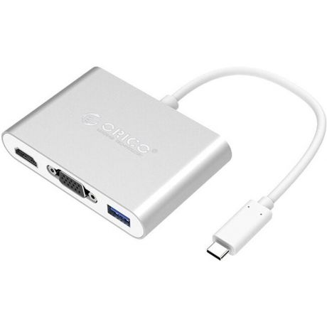 Адаптер USB3.1 USB-C(m)- VGA(f)/HDMI Orico RCHV