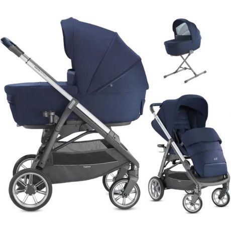 Коляска 2 в 1 Inglesina Aptica System Duo 2 в 1 на шасси Aptica XT (AA75N0CRG + AE73M0000) Portland Blue