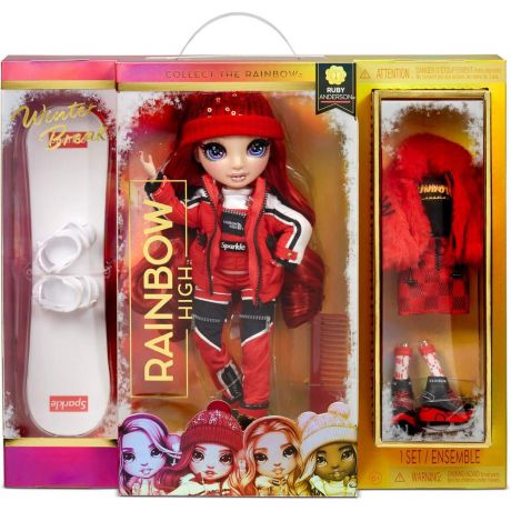 Игровой набор Rainbow High Winter Break Fashion Doll- Ruby Anderson (Red) 574286