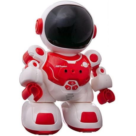 Робот на радиоуправлении JUNFA Астронавт с пультом управления, красный