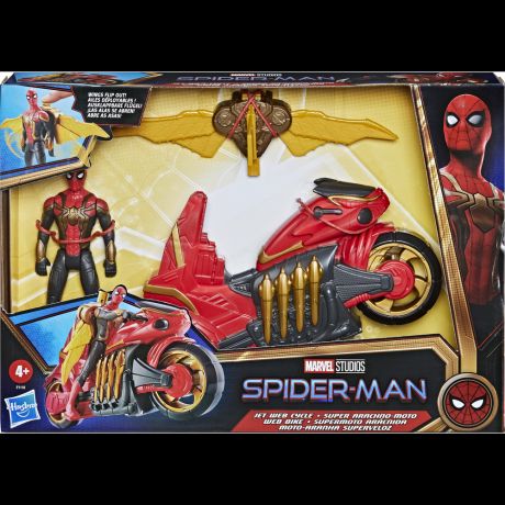 Spider Man Hasbro Человек Паук на мотоцикле F11105L0