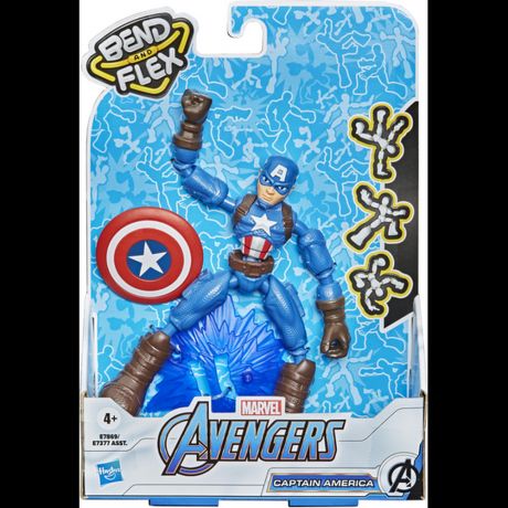 Avengers Hasbro Фигурка 15 см Бенди Мстители Капитан Америка E78695X0