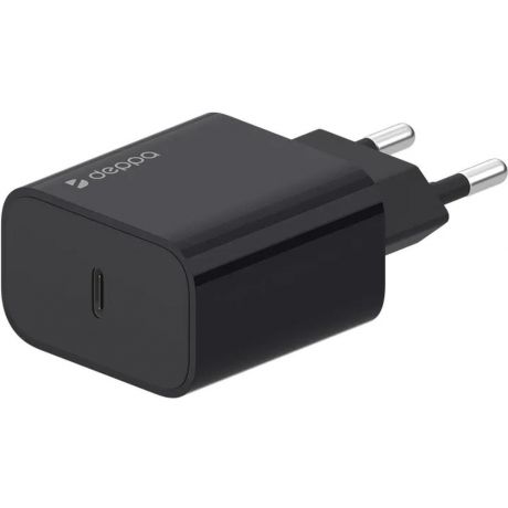 Сетевое зарядное устройство Deppa Power Delivery 25Вт USB Type-C черный (11376)
