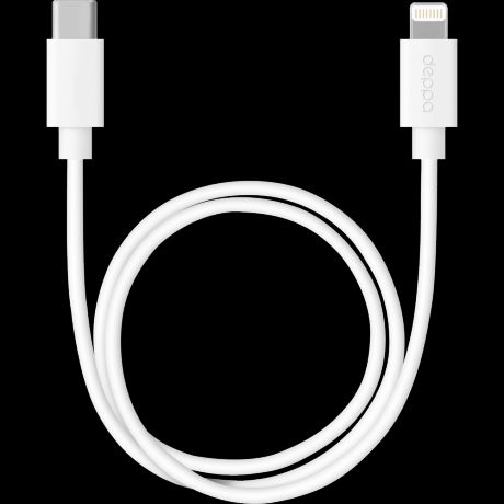 Кабель для Apple USB-C - Lightning, Deppa 1.2м белый (72236)