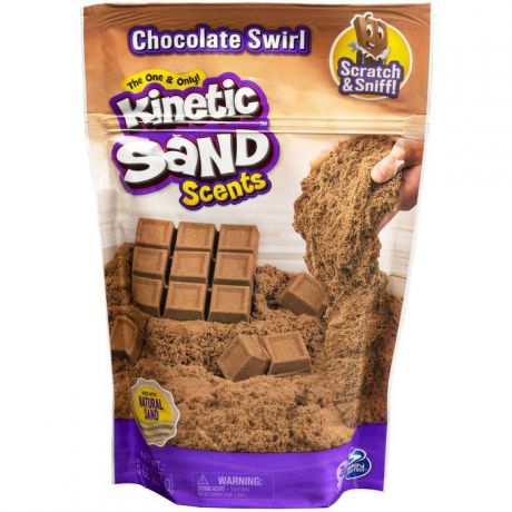 Kinetic Sand Набор для лепки Кинетический песок с ароматом шоколада 6053900